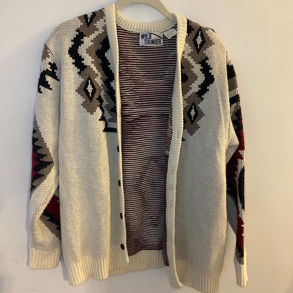 Aztec Print Cardigan